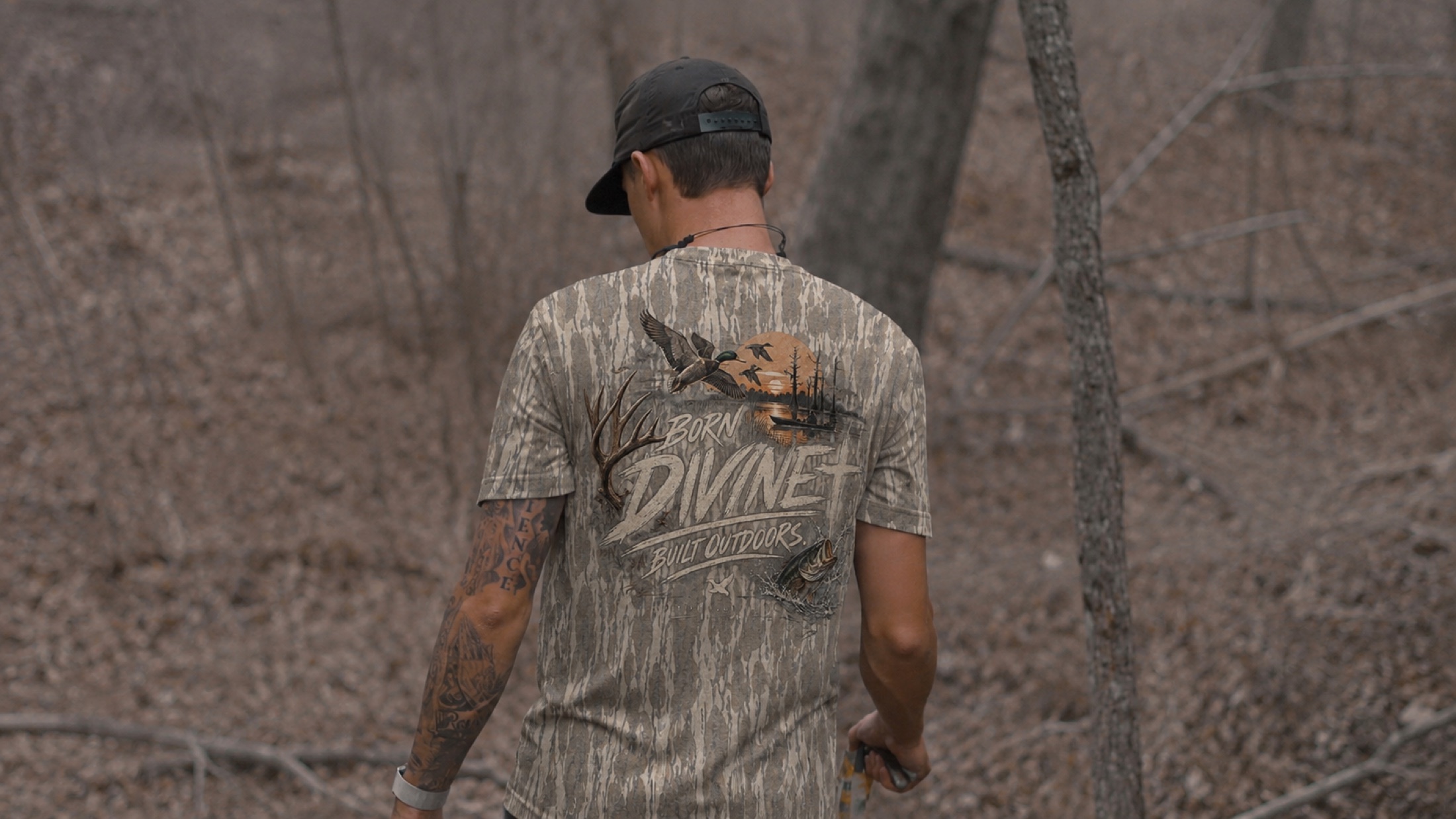 Divine Outdoors Co. t-shirt — first apparel collection coming soon